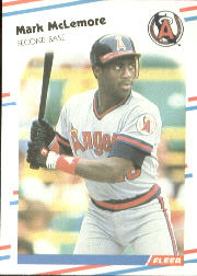 1988 Fleer Baseball Cards      497     Mark McLemore